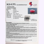 4.83/CT Natural Ruby with Govt. Lab Certificate (78810)